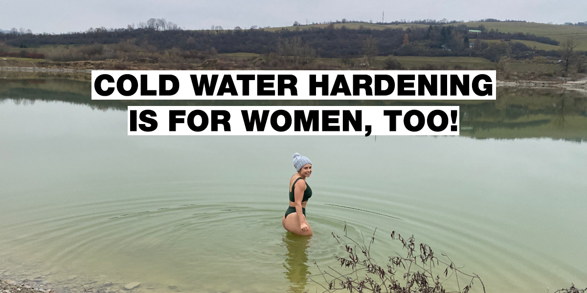 Kaltwasserabhärtung ist auch etwas für Frauen! Erfahre hier, wie du dich auf ein eiskaltes Bad vorbereiten kannst!