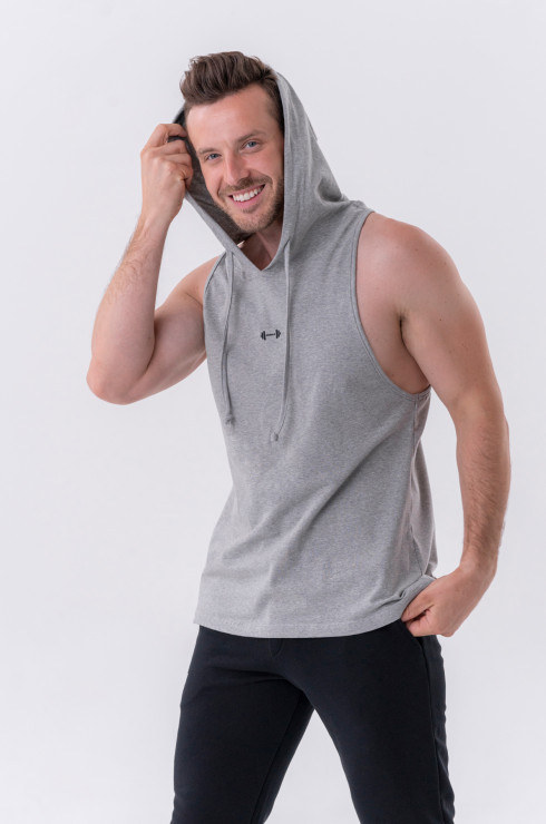 Fitness Tank top with a hoodie